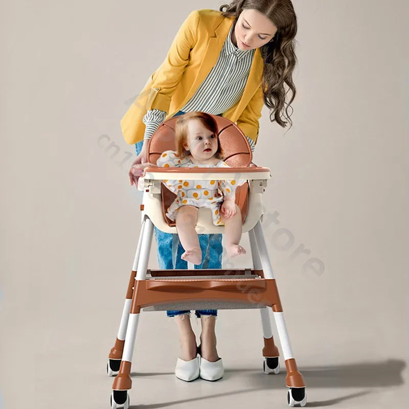 Children'S Dining Chair / Baby Eating Foldable Seat / Baby Multifunctional Lift Home Learning to Sit Dining Table Chair