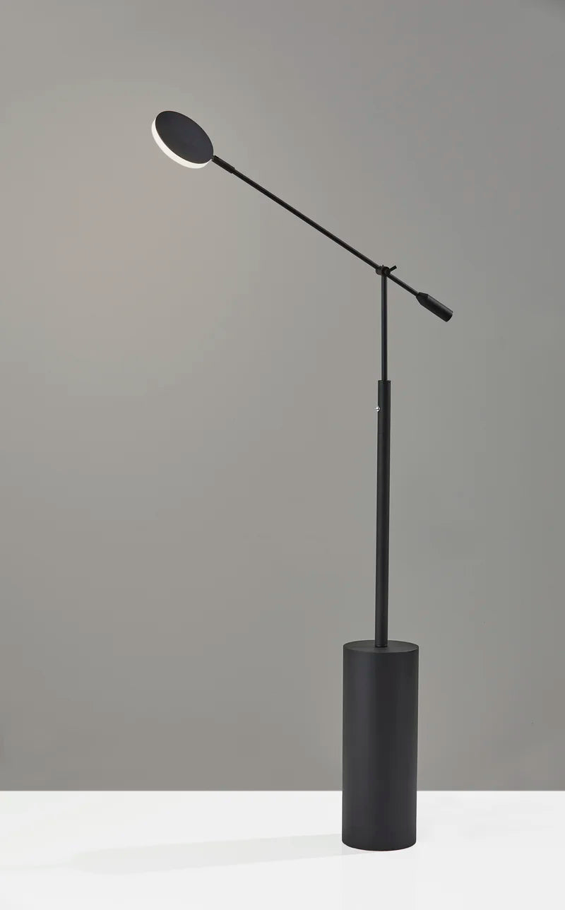 Christophe 45.5'' Black LED Task Floor Lamp