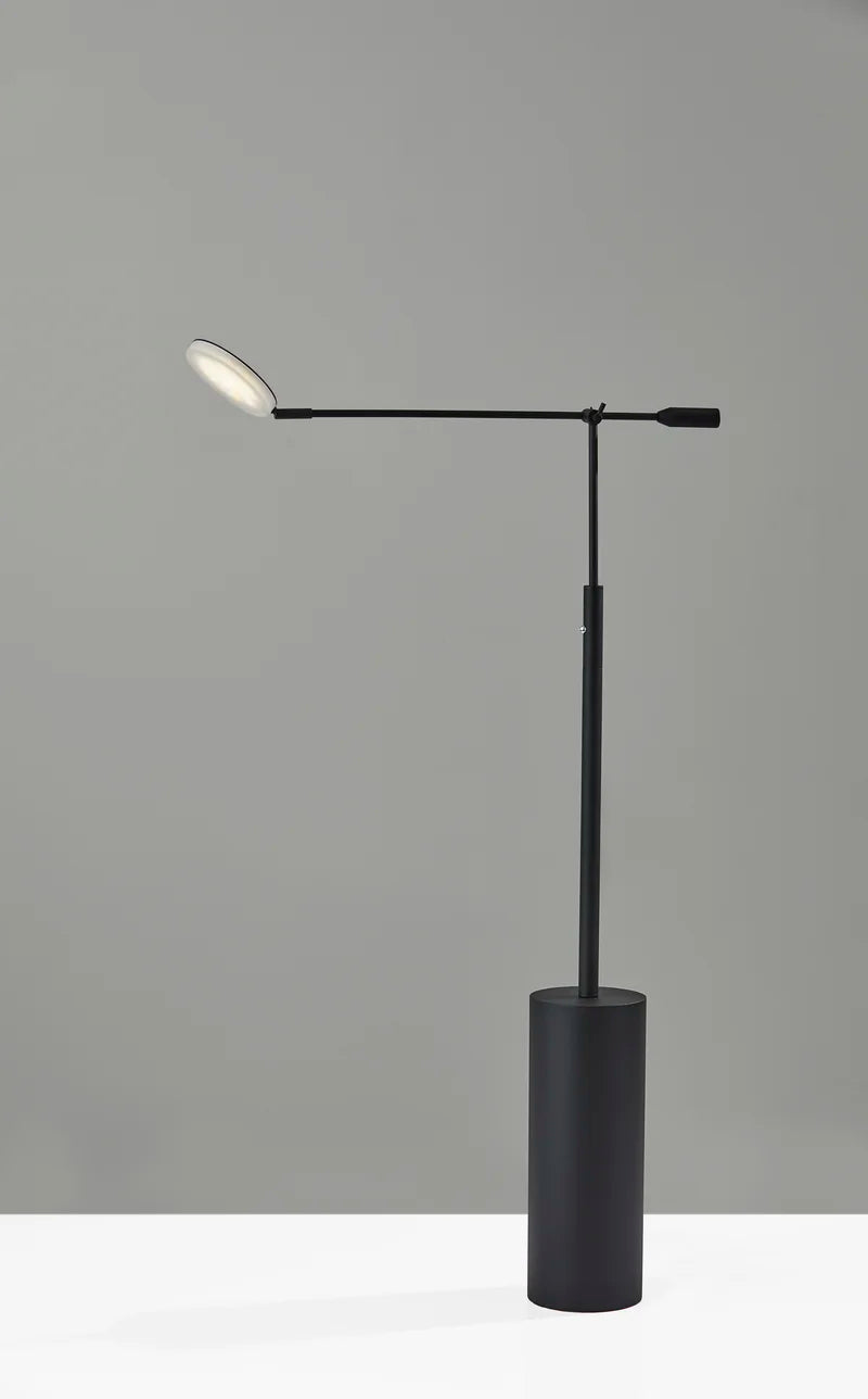 Christophe 45.5'' Black LED Task Floor Lamp