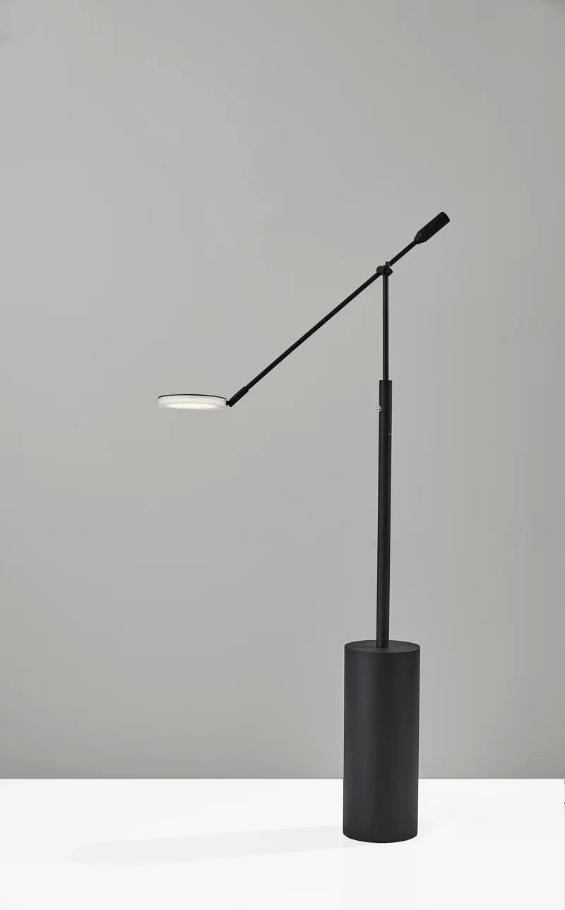 Christophe 45.5'' Black LED Task Floor Lamp