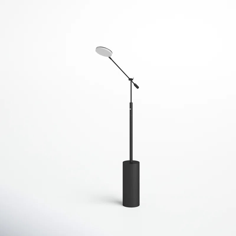 Christophe 45.5'' Black LED Task Floor Lamp