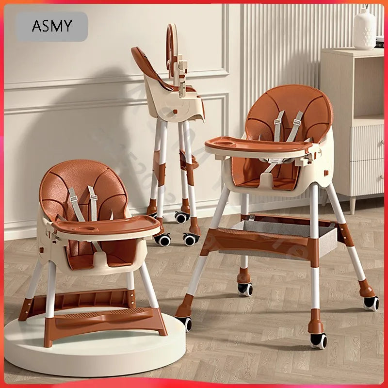 Children'S Dining Chair / Baby Eating Foldable Seat / Baby Multifunctional Lift Home Learning to Sit Dining Table Chair